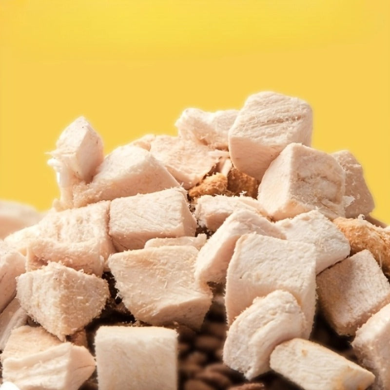 320g/11.2oz Pamily Freeze Dried Cube Pet Treats Chicken Flavor for Cats and Dogs