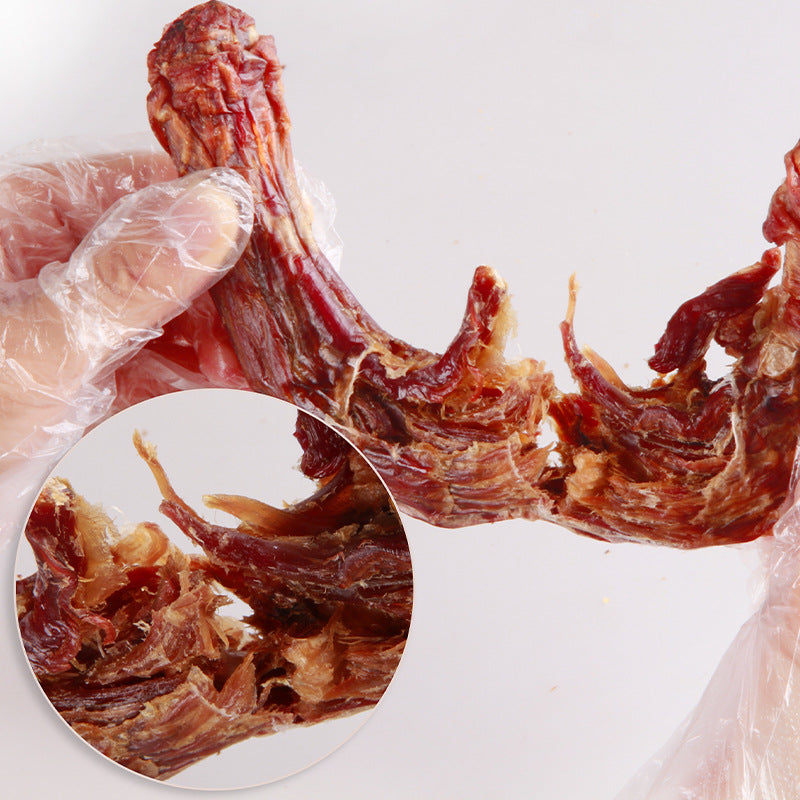 Mengbei pet snacks air-dried turkey neck dog treats teething sticks