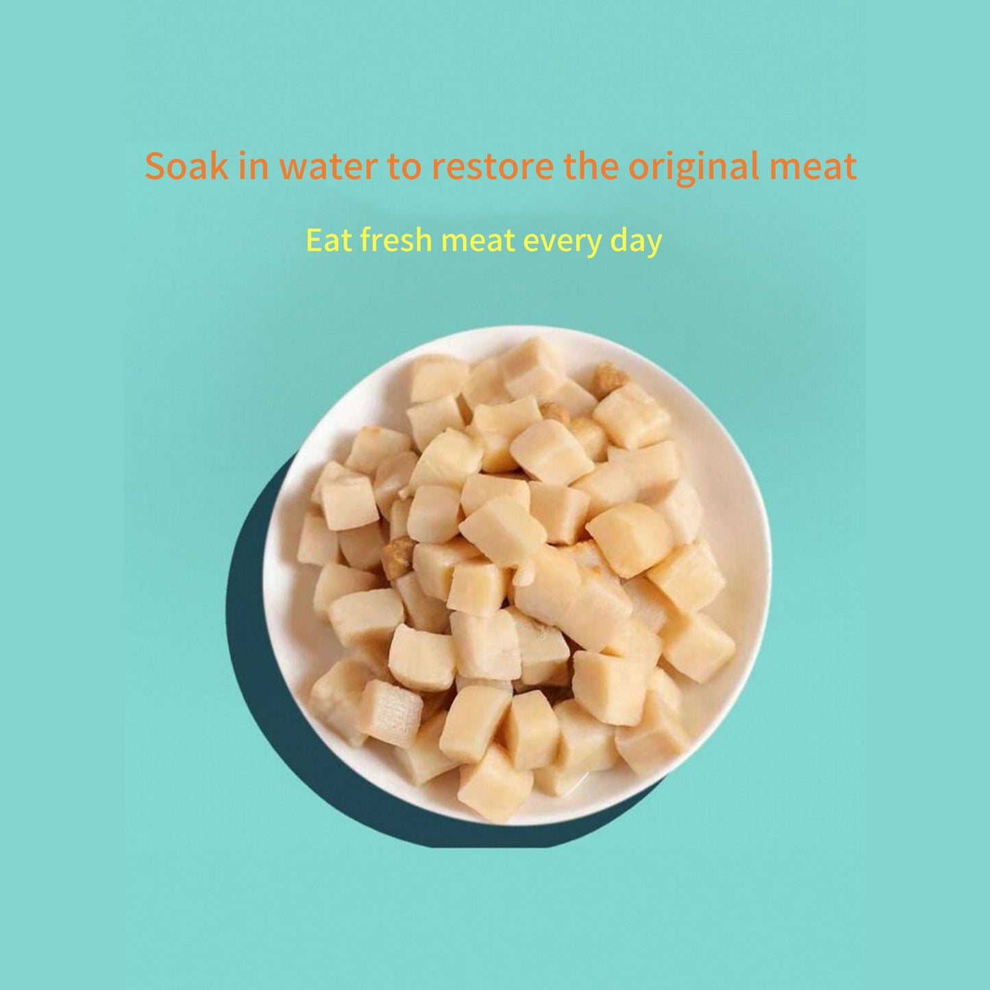 320g/11.2oz Pamily Freeze Dried Cube Pet Treats Chicken Flavor for Cats and Dogs