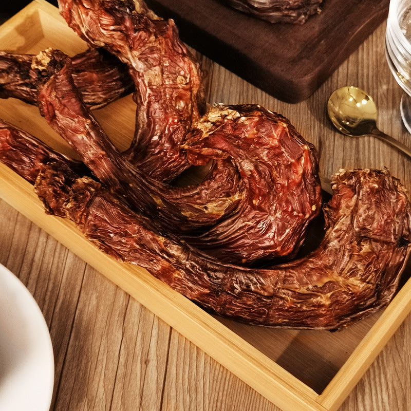 Mengbei pet snacks air-dried turkey neck dog treats teething sticks