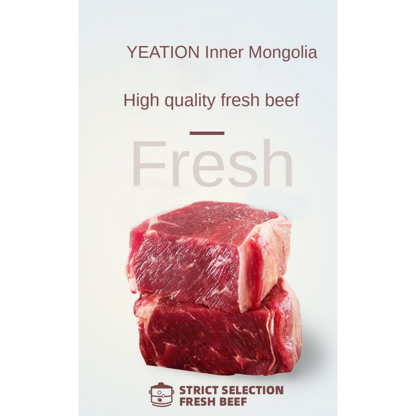 Mengbei Beef Sliclet Dog Treats Molar Beef Jerky 100g Pet Food