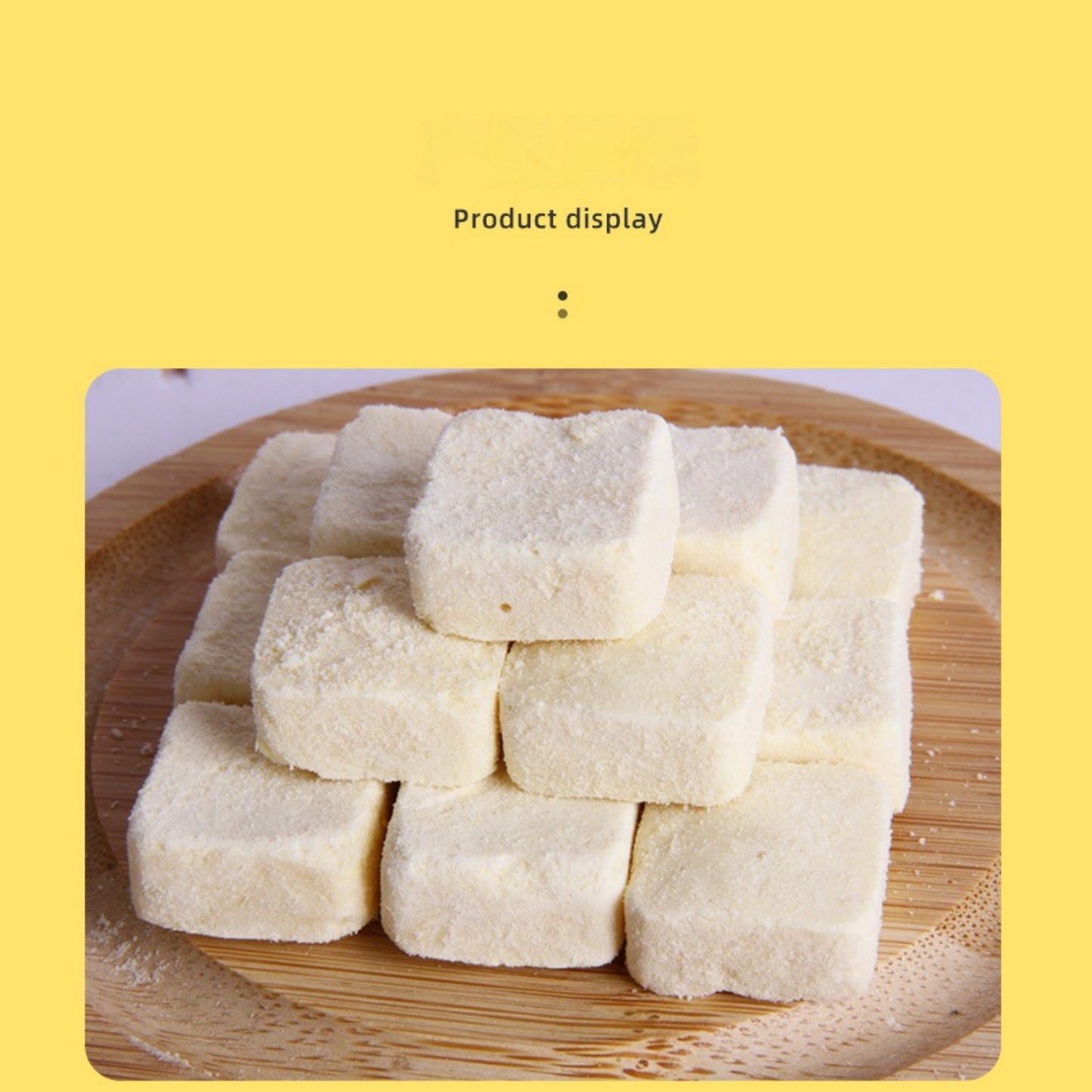 Mengbei manufacturers directly supply freeze-dried cheese 60g molar cheese pet cat purple potato snacks