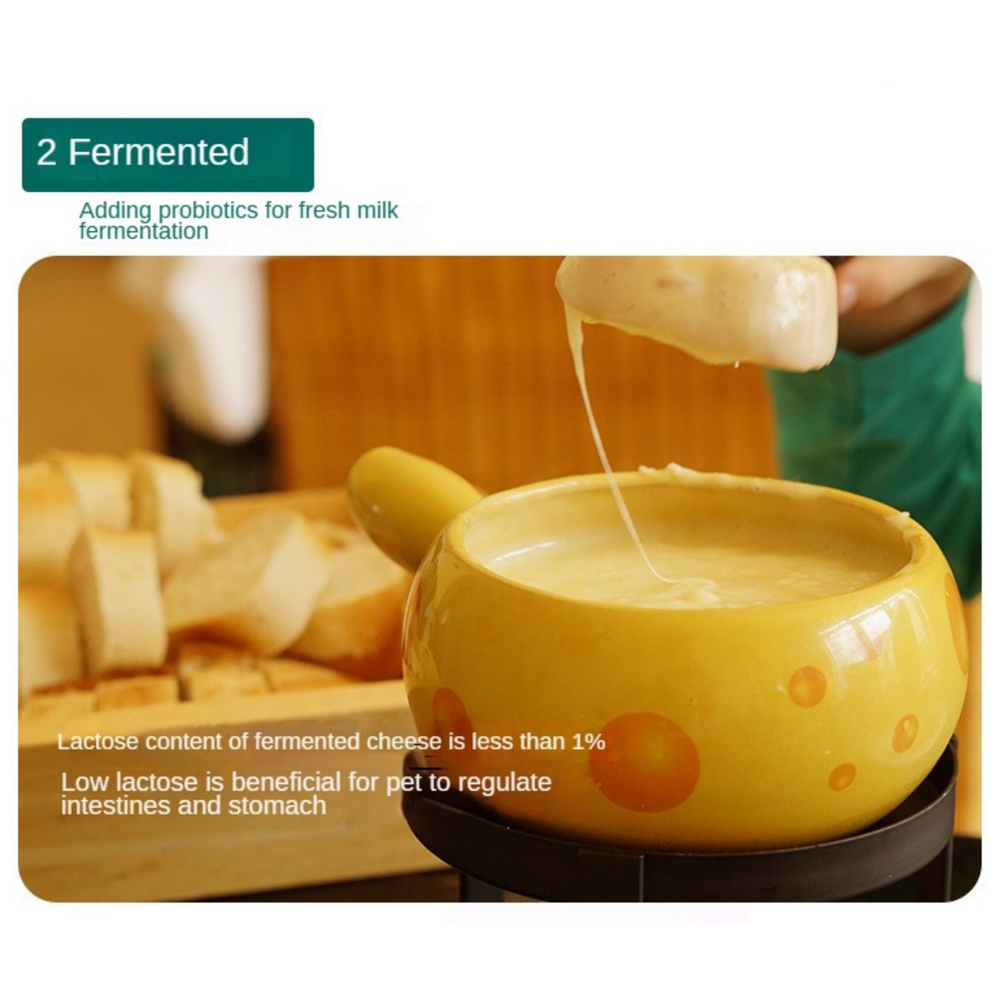 Montbe Cheese 128g Dog Treats Probiotic Cheese Pet Teddy Bonus Treats