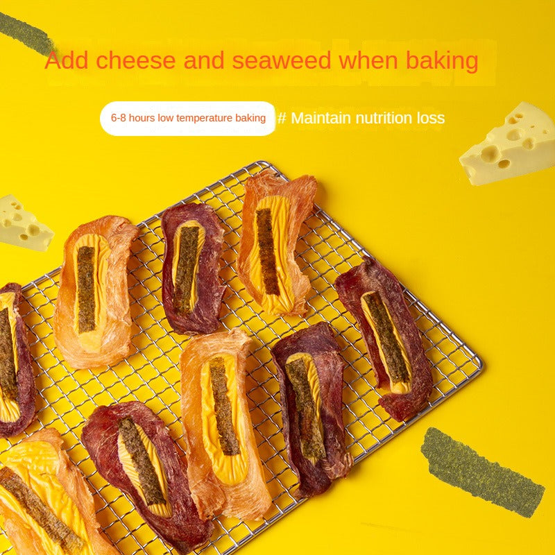 Mengbei pet snacks chicken jerky dog snacks chicken breast dog training dog adult dog puppies