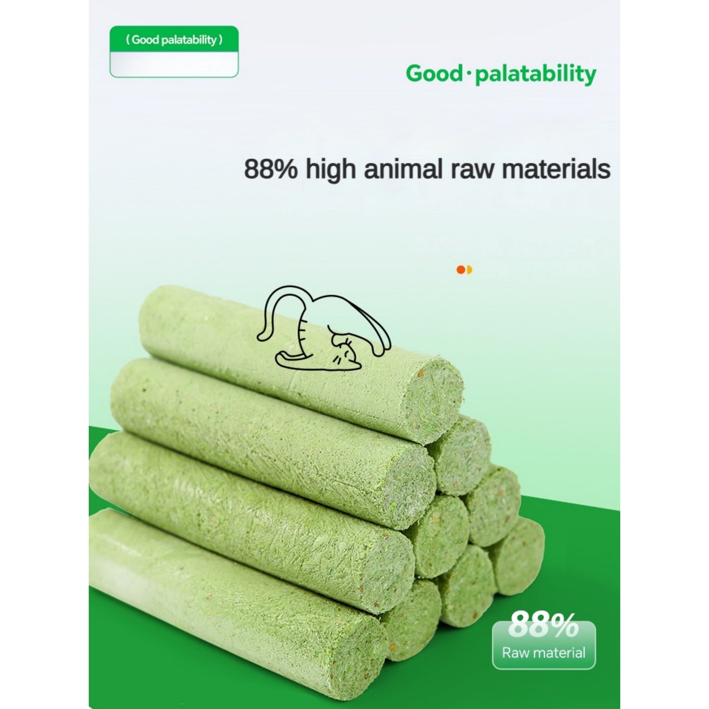 100g/3.5 ozPamily Freeze Dried Stick Cat Treats Catnip Flavor