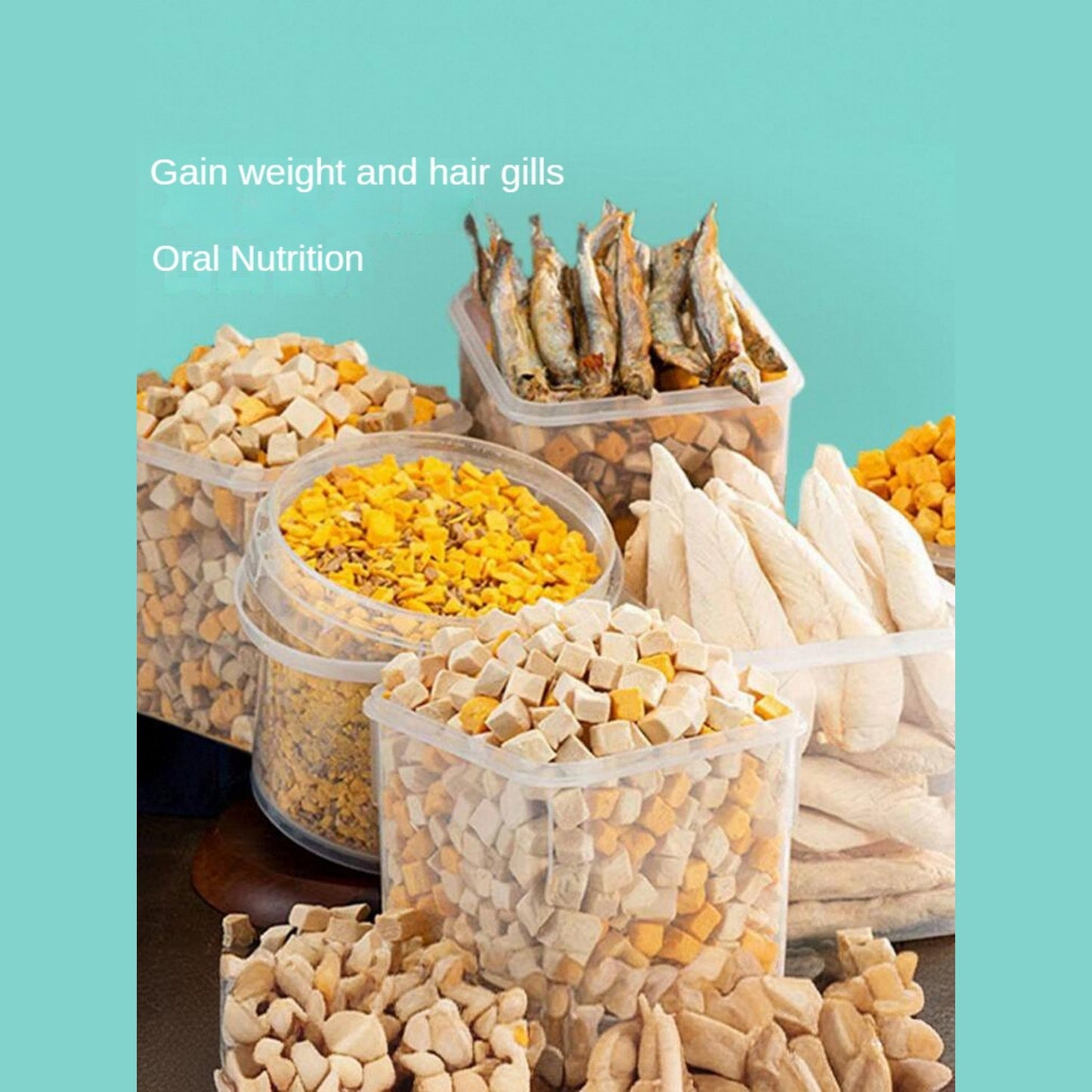 320g/11.2ozPamily Freeze Dried Cube Pet Treats Mixed Flavor for Dogs